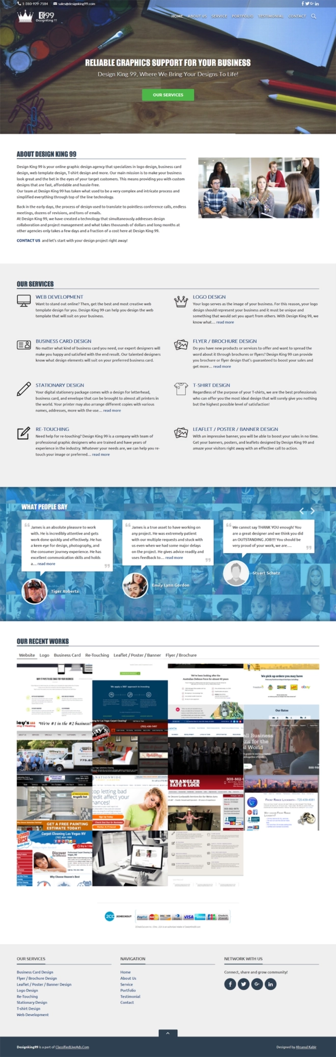 WordPress Theme for DesignKing99.com