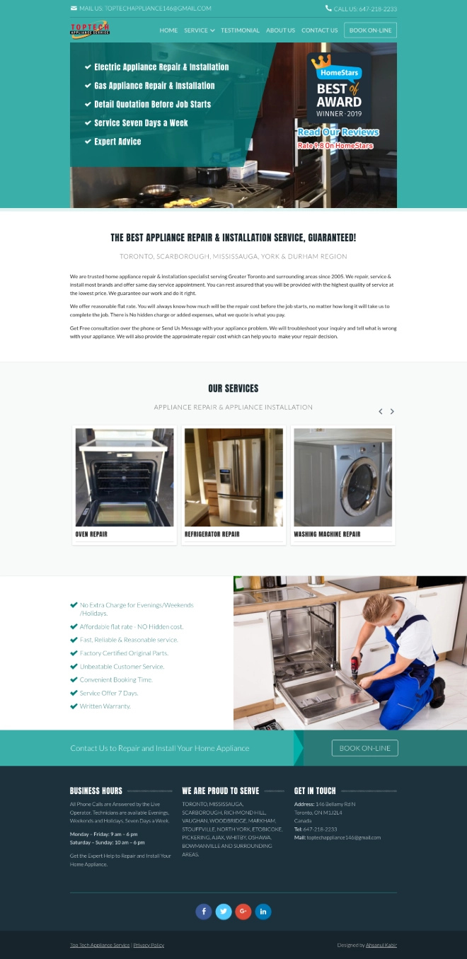 Top Tech Appliance Service